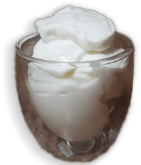 Homemade Yogurt Greek - Whipped Cream Png