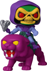 Motu - Skeletor On Panthor Funko Pop Png