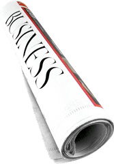 Business Newspaper Png Image - Rolled Up Newspaper Roll