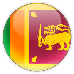 Round Icon Illustration Of Flag Sri Lanka - Sri Lanka Flag Icon Png