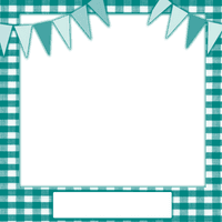 Frame Teal Rectangle PNG Image High Quality