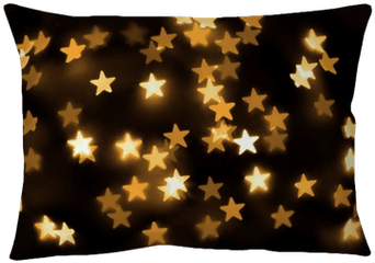 Gold Stars Bokeh Background Throw Pillow U2022 Pixers - We Live To Change Star Bokeh Png