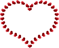 Heart Valentines Border Day Free Download PNG HQ