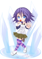 Rosario Vampire Mizore Chibi Png