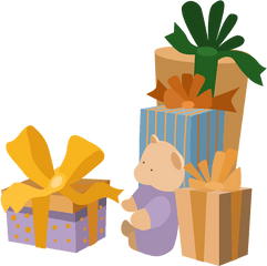 Christmas Gift Clipart - Clip Art Png