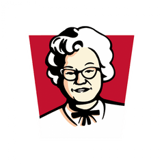 Claudia Sanders - Kfc Logo Women Png