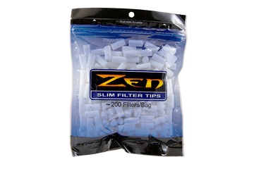 Zen - Slim Filters 200ct Bag Cigarette Filter Png