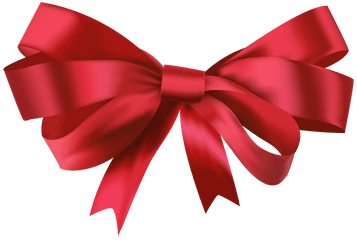 Pin - Red Bow Png