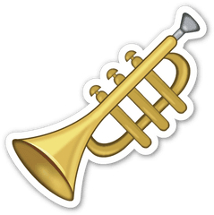 Trumpet - Emoji Jazz Png