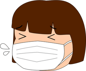 Cold Mask Facial - Vektor Orang Pake Masker Png