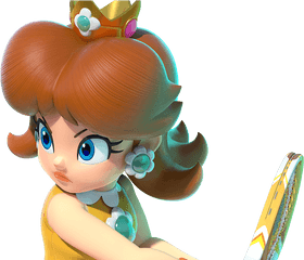 Mario Tennis Aces - Mario Characters Girl Kawaii Png