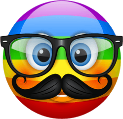 Hipster Emoticon Transparent Png Image - Hipster Emoji