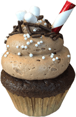 Hot Cocoa Sammys Sweets - Cupcake Png