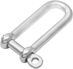 Shackles Long D Locking Pin - Shackle Png