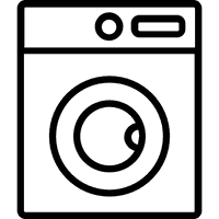 Laundry Text Towel Black Washing Machines - Free PNG