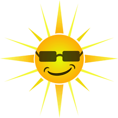 Happy Sun Png Picture - Cool Sun Vector