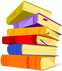 Books Library - Transparent Stack Of Books Png