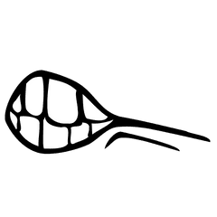 Line Art Vision Care Symbol Png Clipart - Mouth Png Angry