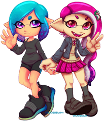 Squid Girlfriends Splatoon Know Your Meme - Splatoon Png