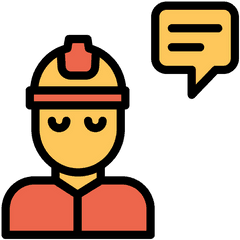 Engineering Chat Icon Of Colored Outline Style - Available In Dot Png