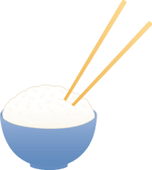 Rice Chopsticks Png Picture - Bowl And Chopsticks Clip Art