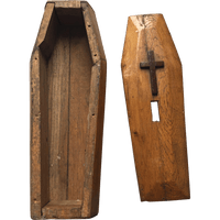 Wooden Coffin PNG Image High Quality