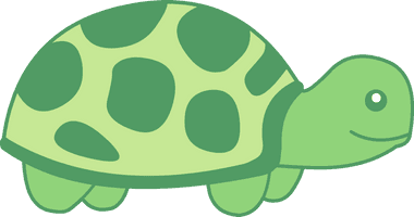 Cute Turtle Clipart - Free PNG