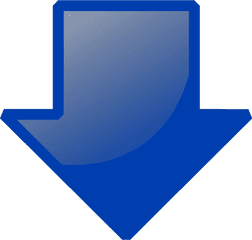 Blue - Blue Arrow Down Png