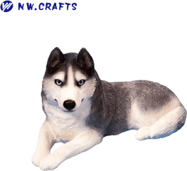 Animal Statue Resin Siberian Husky - Lebensechter Husky Png