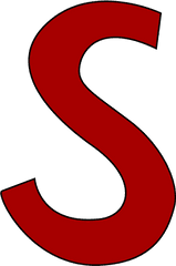 Red Letter S Clip Art - Red Letter S Image Red Letter S Clipart Png