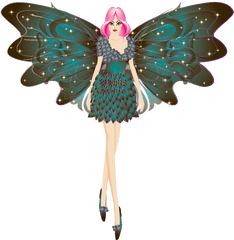 Fairy Clipart And Digital Paper - Clip Art Png