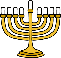 Hanukkah Menorah - Menorah Png