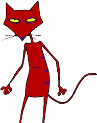 Katz - Courage The Cowardly Dog Cat Png