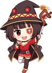 Pin - Kawaii Megumin Chibi Png