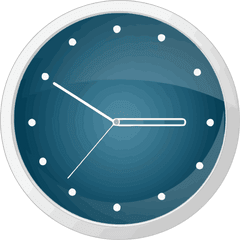 Clock Final Clip Art Clipart Png - Teal Clock Transparent Background