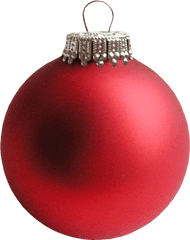 Red Christmas Bauble Transparent Background Free Png Images - Transparent Background Christmas Ornament Png