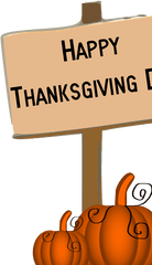 Happy Thanksgiving Day Sign Clip Art Icon And Svg - Svg Clipart Sign That Says Happy Thanksgiving Png