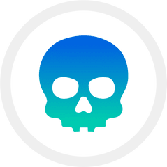 Download A Generic Square Placeholder Image With Rounded - Skull Png