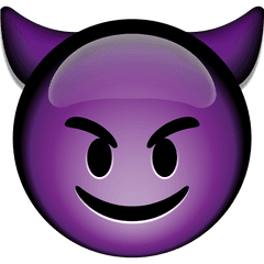 Smiling Devil Emoji Icon File HD - Free PNG