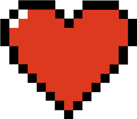 Download Pixel Heart Icon - Pixel Heart Icon Png Full Size Dangerous To Go Alone Heart