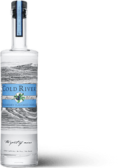 Download Experience The True Taste Of Wild Blueberries With - Cold River Vodka Png