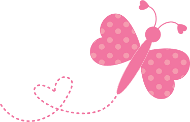 Clipart Butterfly Polka Dot - Cute Butterfly Png