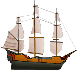 Download Large Pirate Ship Image - Pirate Ship Boat Sprite Transparent Background Pirate Ship Png