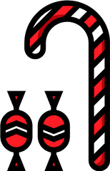 Candy Cane Png Icon 26 - Png Repo Free Png Icons Clip Art