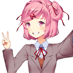 Download Hd Oh Like This - Doki Doki Literature Club Edit Png