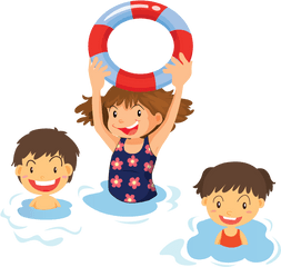 Family Clipart Swim - Swimming Clipart Png