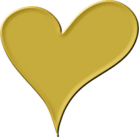Heart Vector Gold Download Free Image - Free PNG