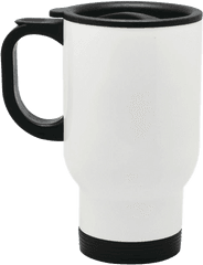 White Sublimation Travel Mug - Blank White Travel Mug Png