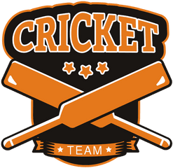 Cricket Team Bat Star Badge Sticker - Bat Sticker Design Png