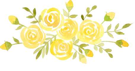 Yellow Roses By Paloma Navio Watercolor Illustration - Yellow Rose Watercolor Png Free